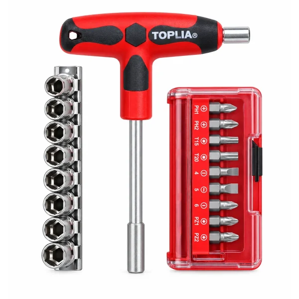 TOPLIA 21-Piece T-Handle Socket Set