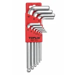 TOPLIA 9-Piece Ball End Hex Key Set