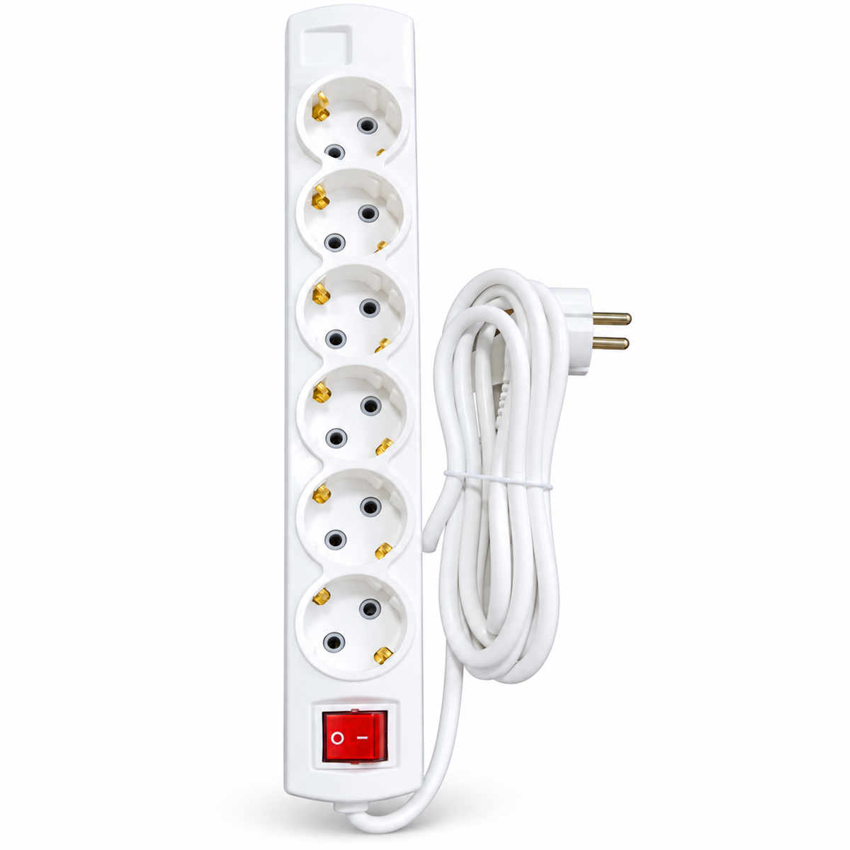 6 Socket Turkish Extension Cord 2m 6 Socket Turkish Extension Cord 2m - Image 1
