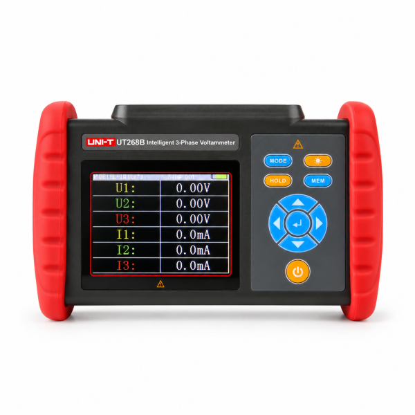 UNI-T UT268B Intelligent Three Clamp Phase Digital Voltammeter