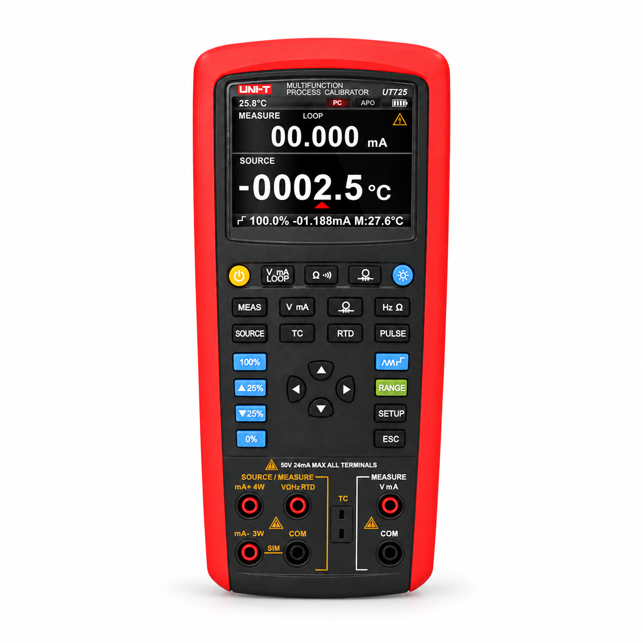 UNI-T UT725 Multifunction Process Calibrator UNI-T UT725 Multifunction Process Calibrator - Image 1